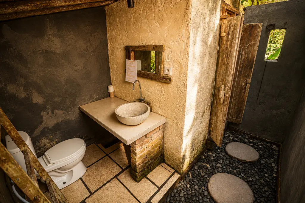 Bathroom sink in the 1-Bedroom Villa