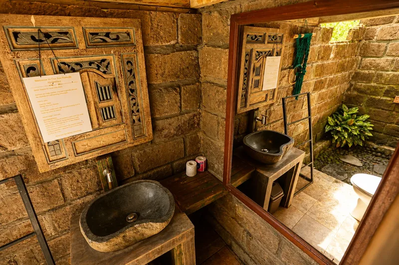 Bathroom sink in the 2-Bedroom Villa