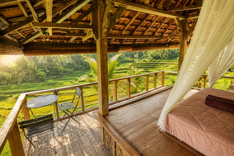 Double Room with Private Bathroom at Oemah Tepi Sawah