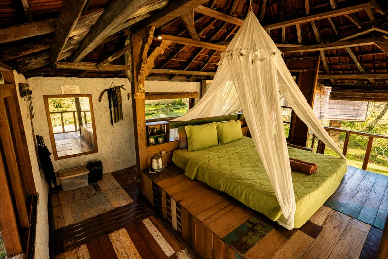 Interior of the Double Room Private Bathroom