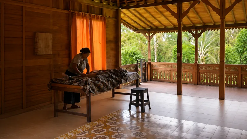 Balinese massage at Oemah Tepi Sawah